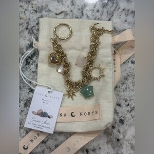 Luna Norte Gold Charm Bracelet